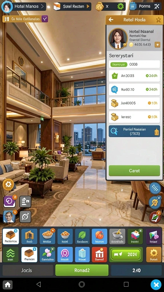 kingslot - Tampilan antarmuka yang menarik dan intuitif.