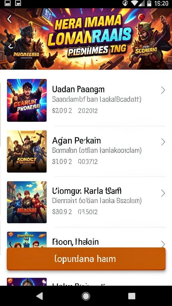 luckyrp - Tampilan antarmuka LUCKYRP yang menarik dan mudah dipahami.