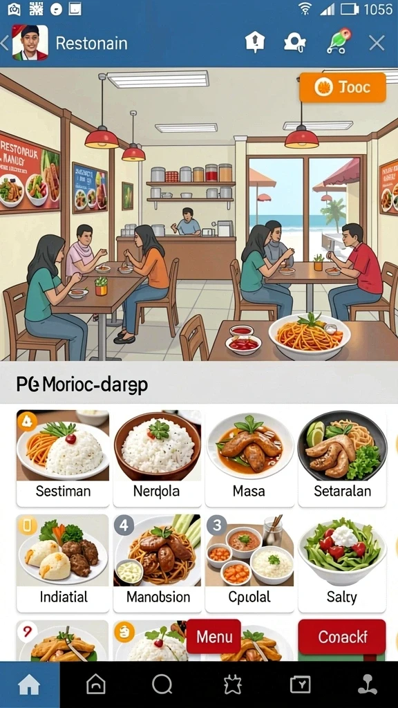 rk55 - Karakter yang unik dan penuh warna.