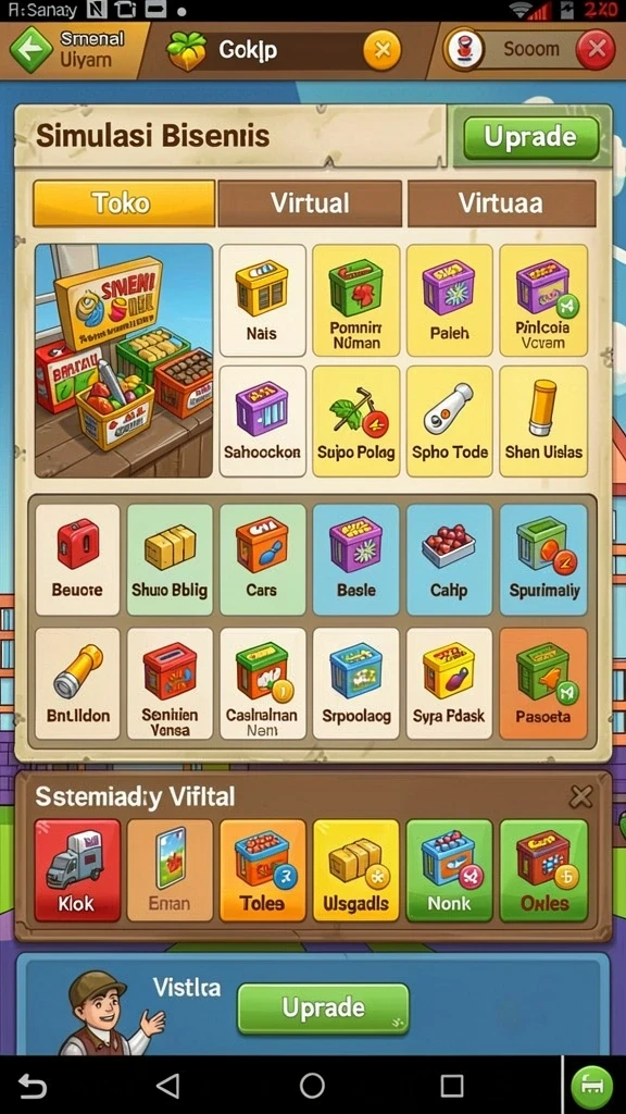 sr996 - Gambaran interaksi antara karakter dalam game.