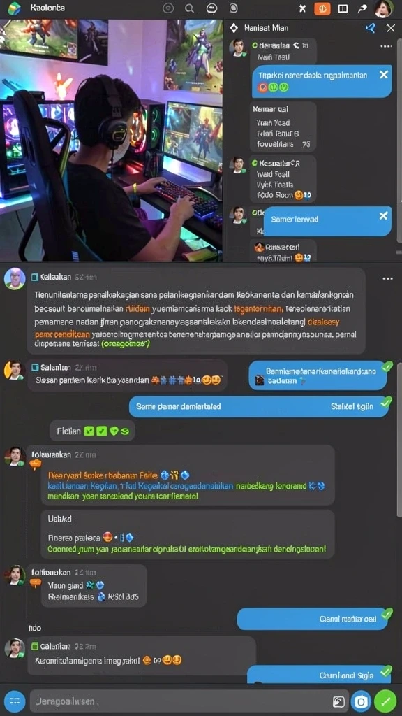 tante777 - Tampilan menu utama yang menarik.