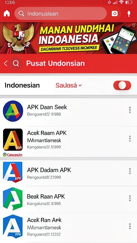 ungutoto - Tampilan antarmuka pengguna yang intuitif.