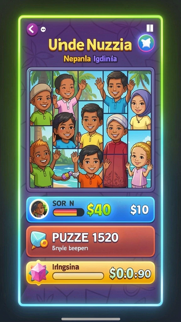 ungutoto - Tantangan seru di setiap level permainan.